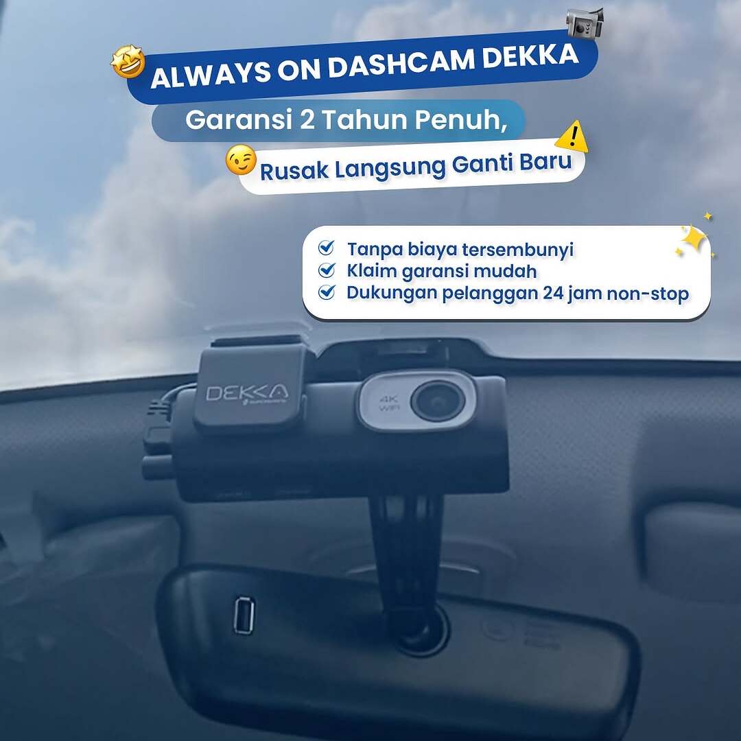 Garansi Dashcam Dekka by Superspring: Perlindungan Maksimal untuk Keamanan Berkendara