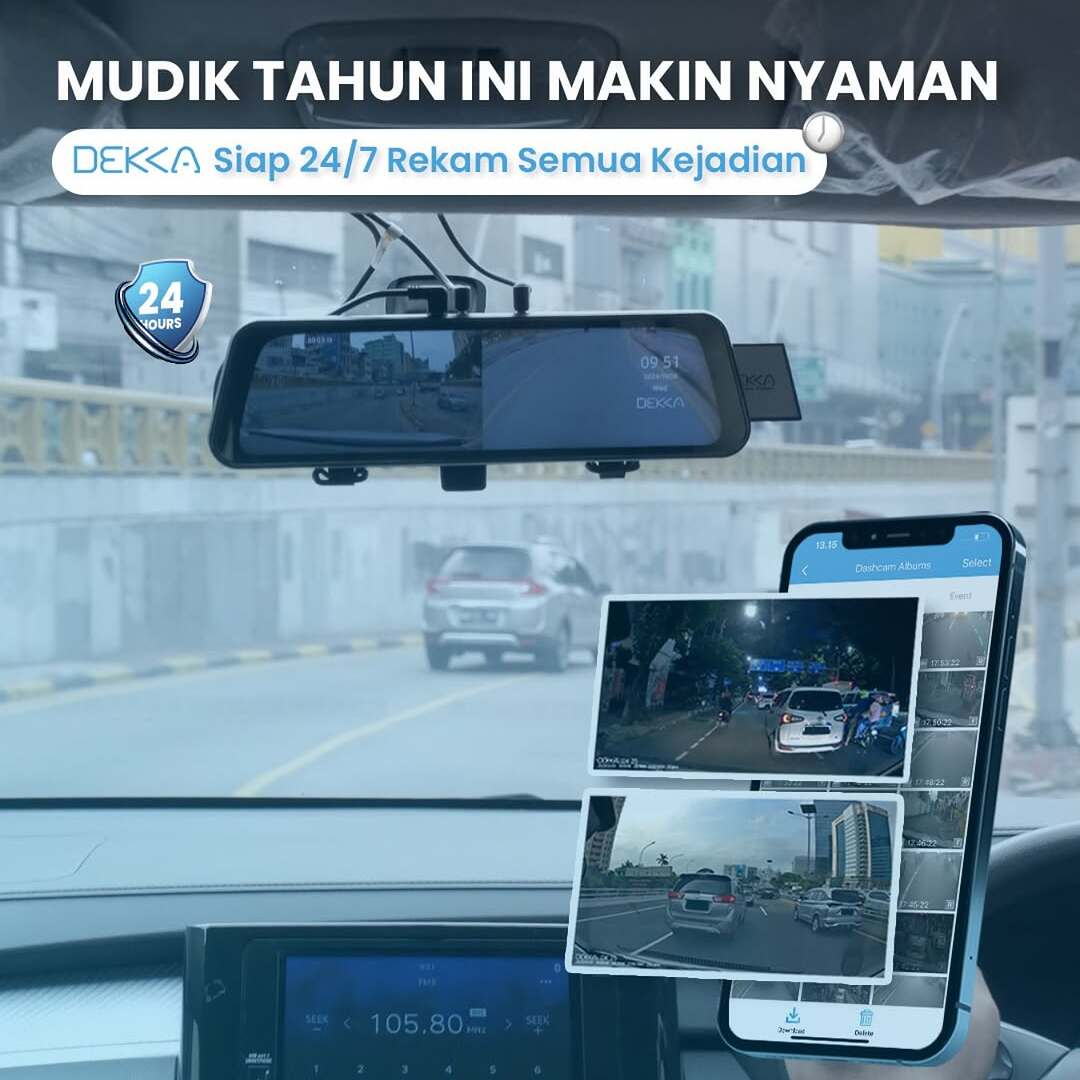 Dashcam DEKKA: Siap Merekam Semua Kejadian di Mudik Tahun Ini