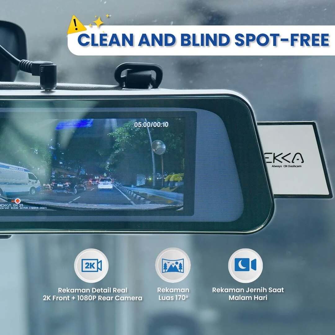 Jangkauan Rekaman Luas 170°: Pengawasan Lebih Luas dan Free Blind Spot dengan DK-25
