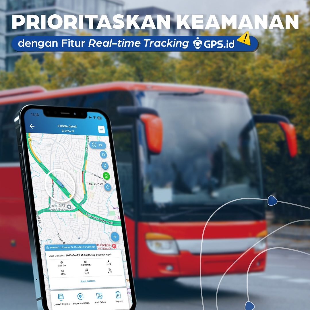 Prioritaskan Keamanan Armada dengan Fitur Real-Time Tracking dari GPS.id