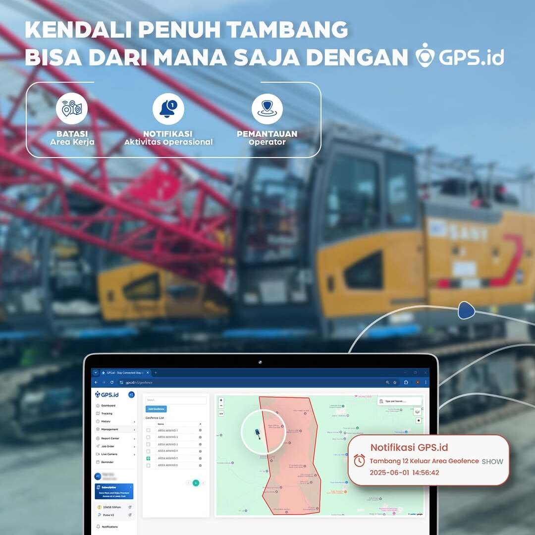 Kendali Penuh Operasional Tambang di Genggaman: Pantau dari Mana Saja dengan GPS.id