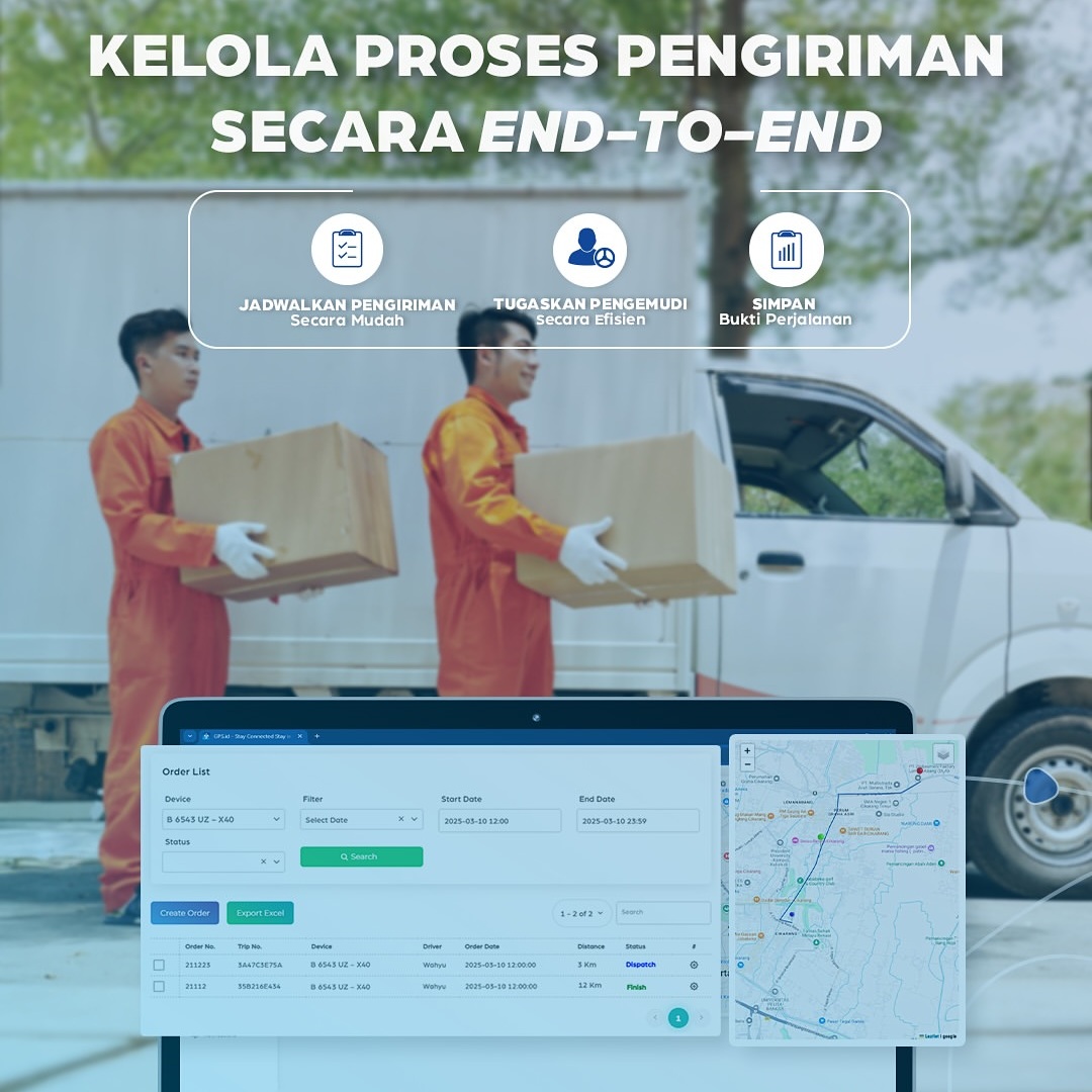 Kelola Proses Pengiriman Barang End-to-End Lebih Mudah dengan Satu Dashboard GPS.id