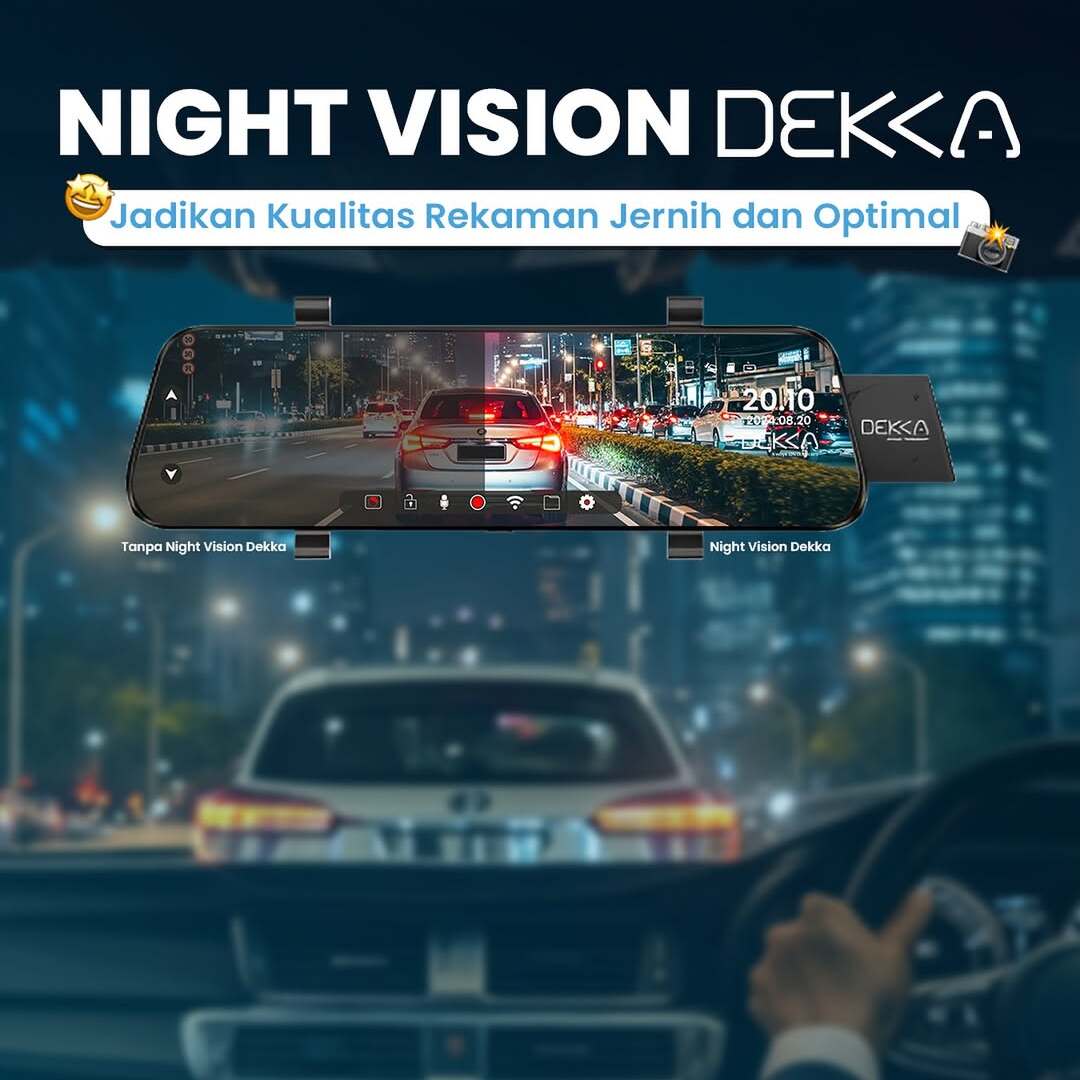 Night Vision DEKKA: Rekaman Tetap Jernih dan Detail Meski di Kondisi Minim Cahaya