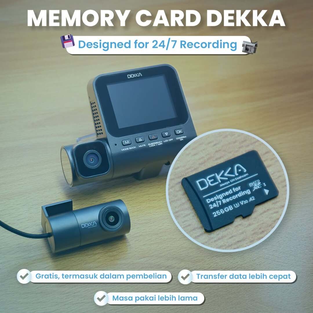 Memory Card DEKKA: Tahan Lama, Cepat, dan Siap Rekam 24/7