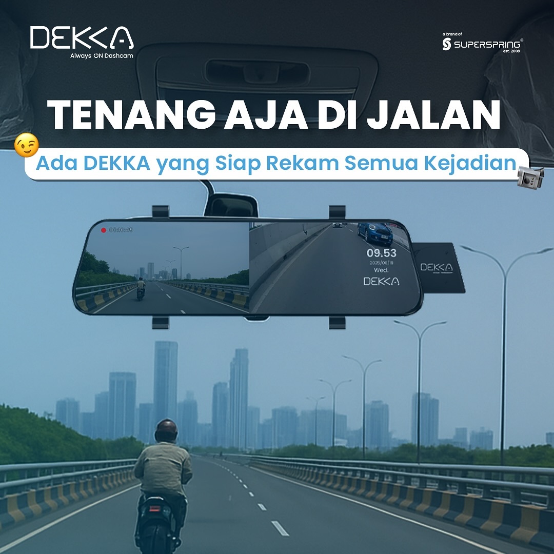 Tenang di Jalan, Semua Kejadian Terekam dengan DEKKA