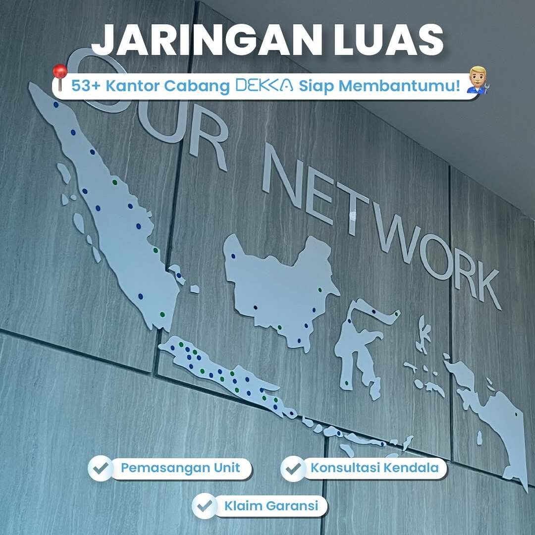 DEKKA Perluas Jaringan Layanan: 53+ Kantor Cabang Siap Berikan Dukungan Maksimal di Seluruh Indonesia