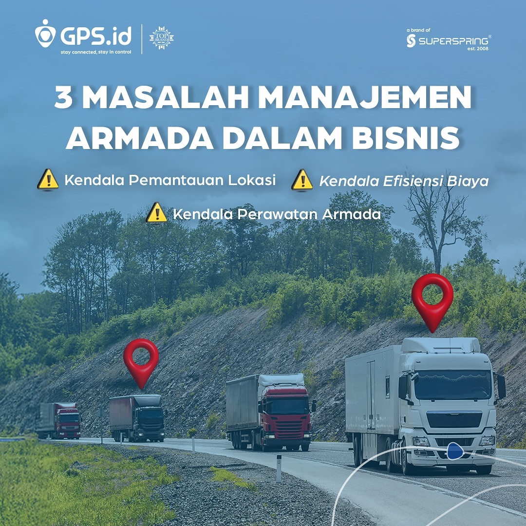 Atasi 3 Masalah Utama Manajemen Armada dengan Solusi Terintegrasi dari GPS.id