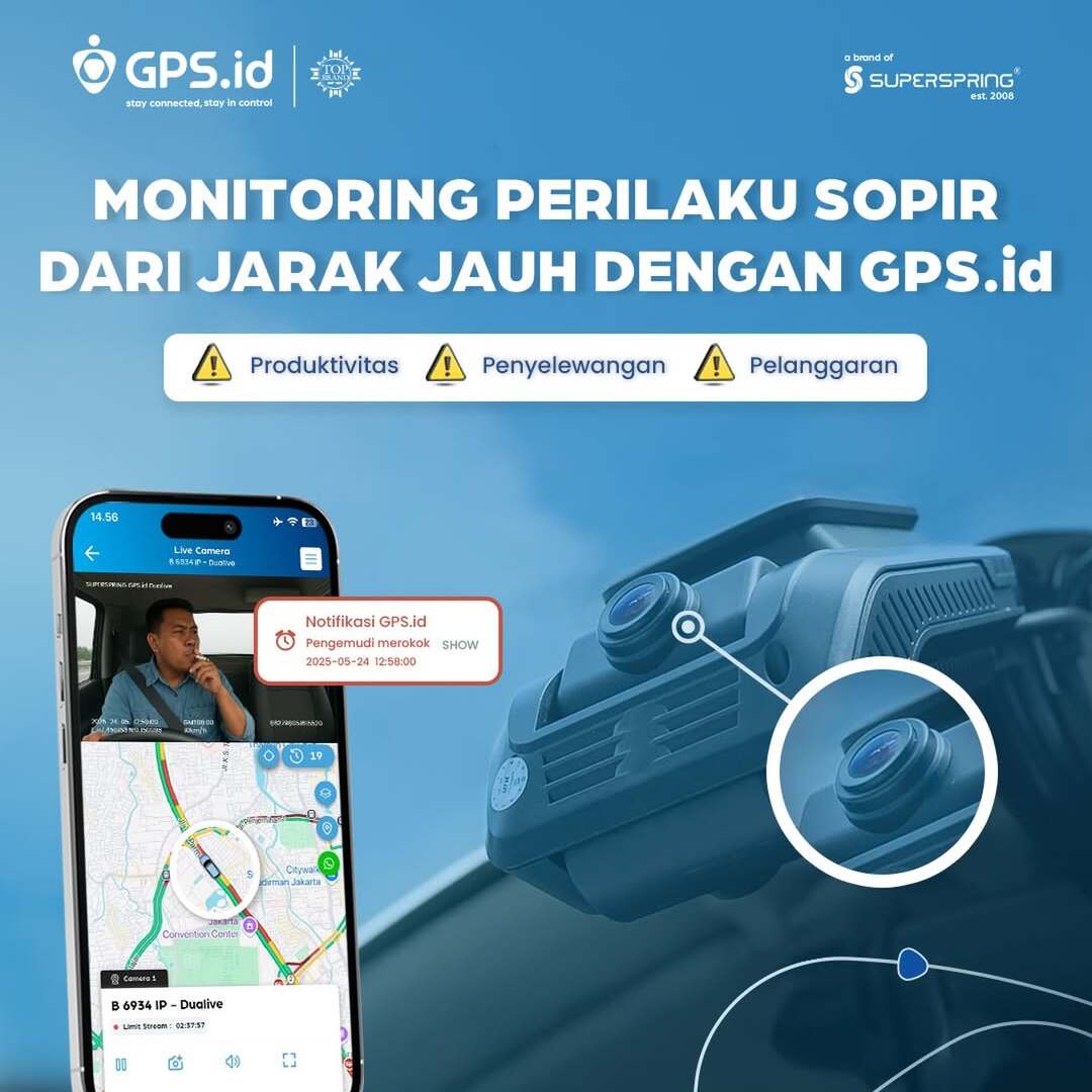 Monitoring Perilaku Sopir dari Jarak Jauh dengan GPS.id: Solusi Cerdas Tingkatkan Keamanan dan Produktivitas Armada